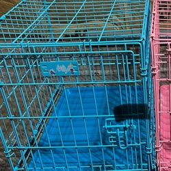 Pet-Dog Carrier / Kennel, Blue, 24.7x17.5x19.5. $50 