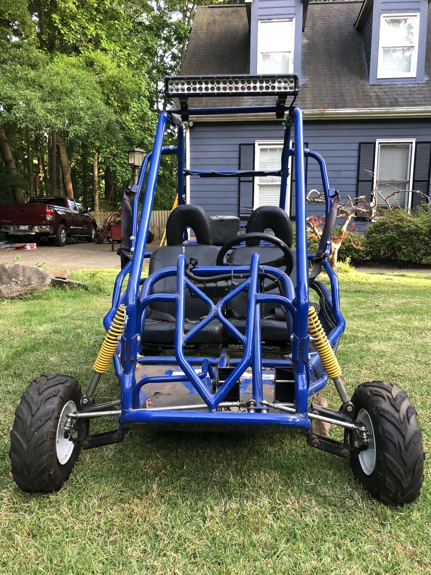 Predator 212cc Go Kart with LED light bar
