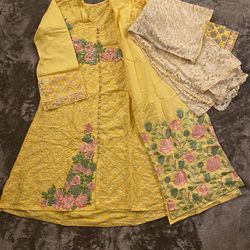 Yellow Pakistani Dress