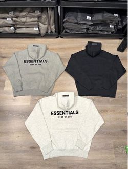 FEAR OF GOD ESSENTIALS HOODIES XS-XL – LIGHT & DARK OATMEAL