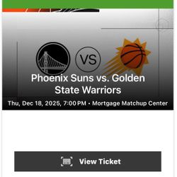 NBA Warriors At Suns Dec 18th 2025 