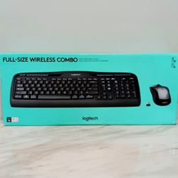 Logitech Full Size Wireless Keyboard & Mouse (Brand New)