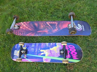 Short and Long Skateboards