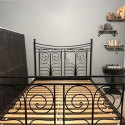 Queen Bed Frame Rod Iron