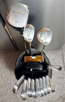 Men’s Tall RIGHT Handed Northwestern NW1 - 13pc Golf Club set, with BURTON Golf Bag