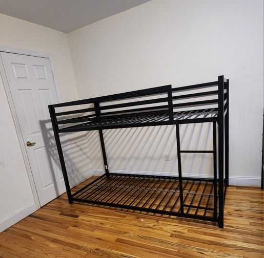 Bunk Bed Frame for Kids, Twin-over-Twin