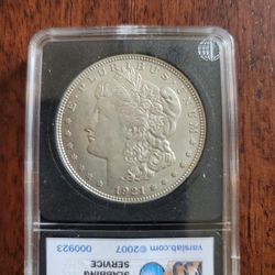 1921 Morgan Silver Dollar Vam Error High Grade!!! Ms++++++