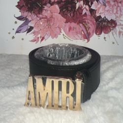.	“Amiri Iconic Buckle Belt 