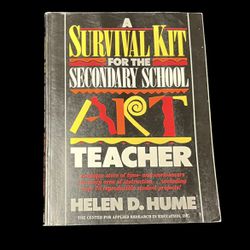  A Survival Kit for the Secondary School Art Teacher resource book by HELEN D. HUME