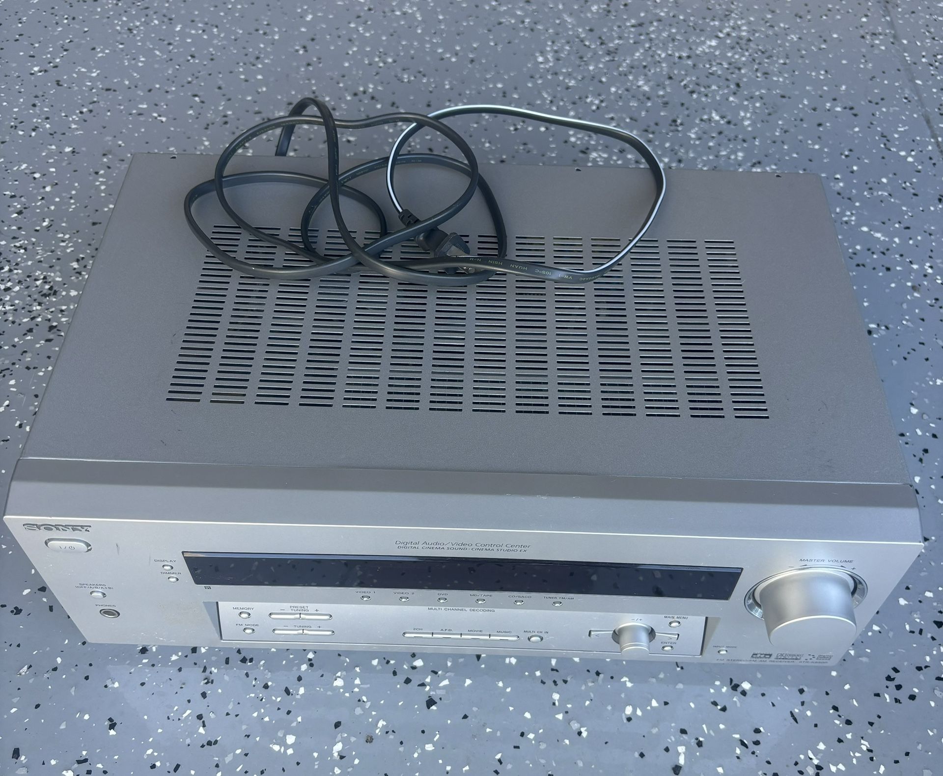 Sony STR-K850P Digital Audio Video Control Center FM-AM Stereo Receiver TESTED