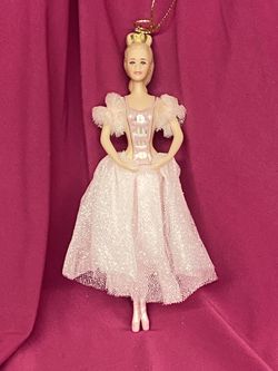 COLLECTIBLE BARBIE “The Sugar Plum Fairy” Porcelain Ornament