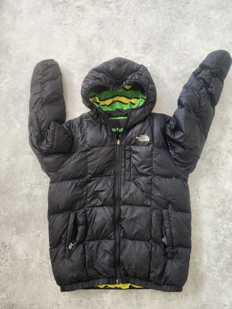 The Northface Reversible Puffer Coat Boys Size L 14/16