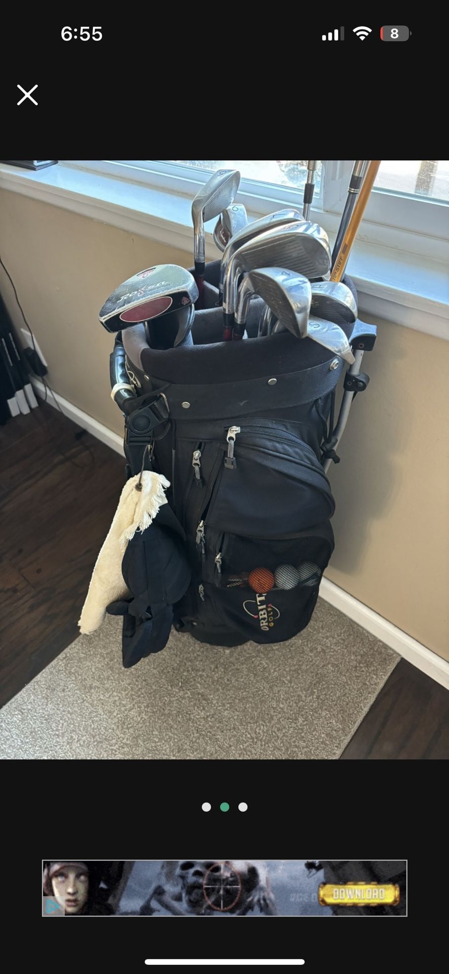 Orbit Golf Bag Complete Set