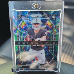 Panini Prizm Prizmatic 2024 Brock Bowers Rookie Insert Raiders #20