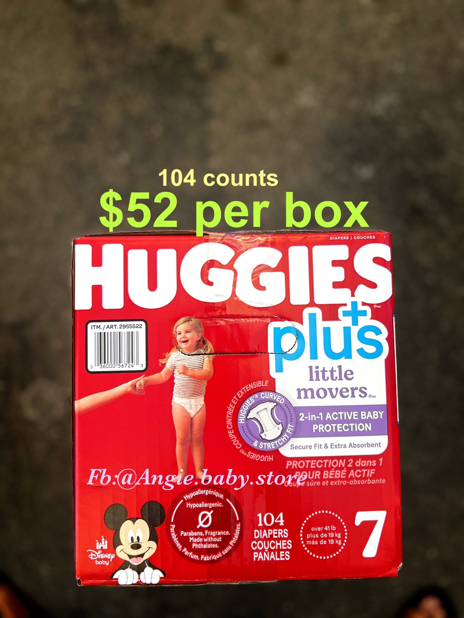 Huggies Little Movers Size 7 Plus