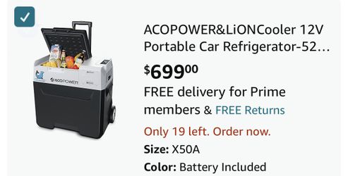 ACOPOWER Solar Ice Chest