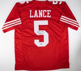 Trey Lance #5 Signed San Francisco 49ers Jersey