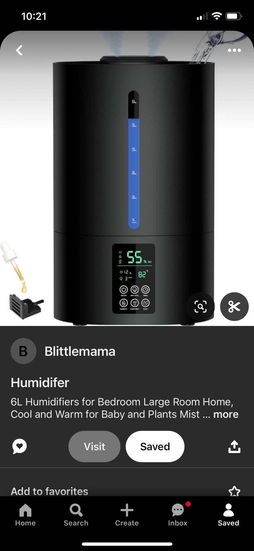 Humidifier Brand New. 40.00