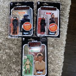 Lot of (3) star Wars Vintage Collection