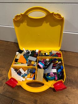 Legos In Lego Carrying Case. I have done my best to go through every Lego to confirm they are LEGO brand.