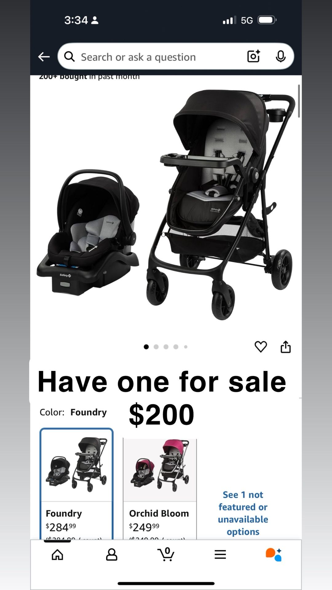 Stroller And Car Seat Combo