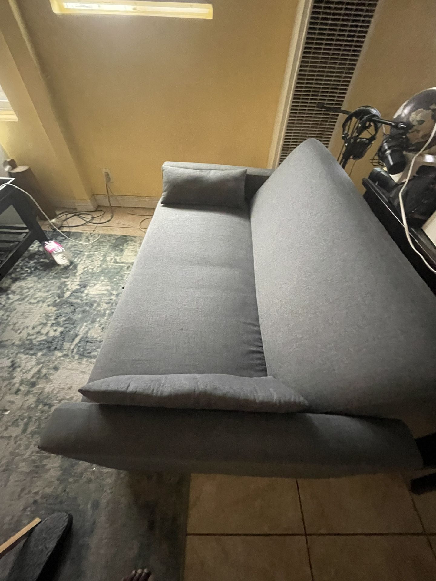 Grey-Blue Sofa Couch