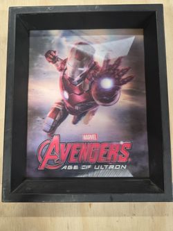 Marvel Avengers Age Of Ultron Holographic Ironman Wall Art