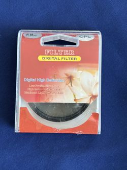 58mm Digital Filter Lens