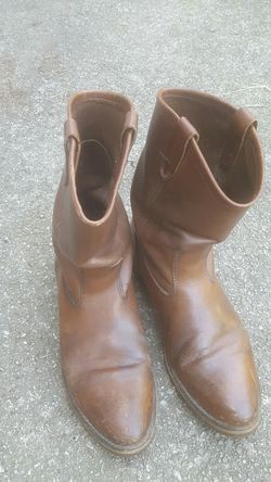 WOLVERINE LEATHER COWBOY BOOTS