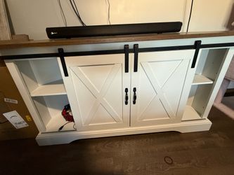 FARMHOUSE TV STAND
