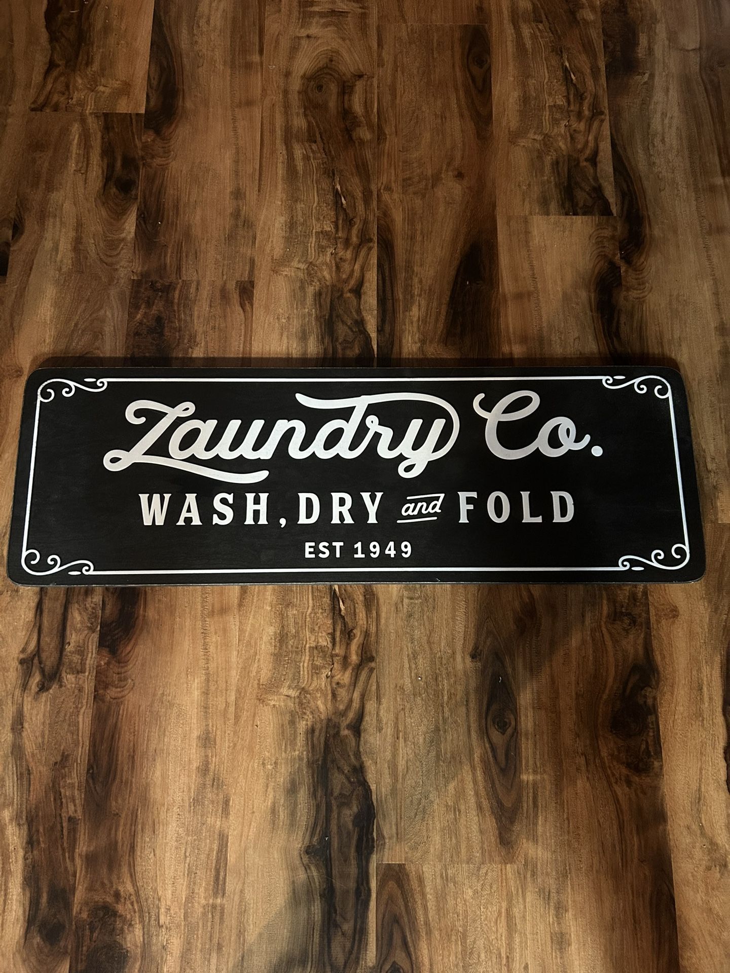 Laundry Sign