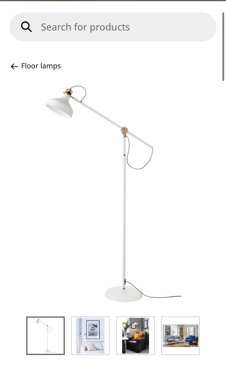 IKEA brand new floor lamp with free bulbs