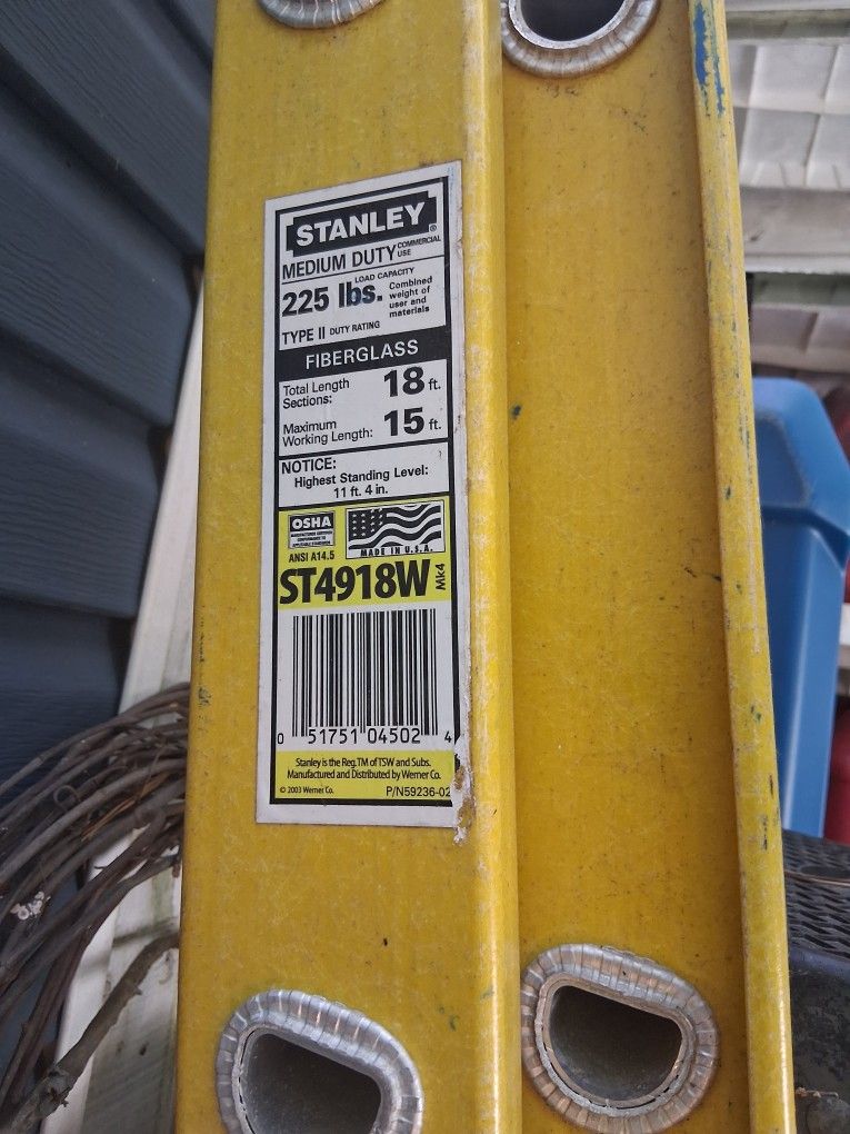 Extension Ladder, 18ft