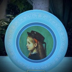 Print METAL PLATE Fine Art Original Vintage Girl JEAN-JACQUE HENNER Alsatian