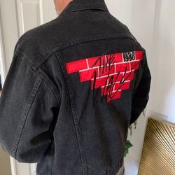 1990 Berlin "The Wall" Concert Black Denim Jacket