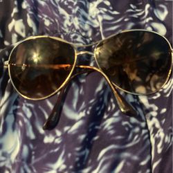 Golden Sunglasses Barely Used