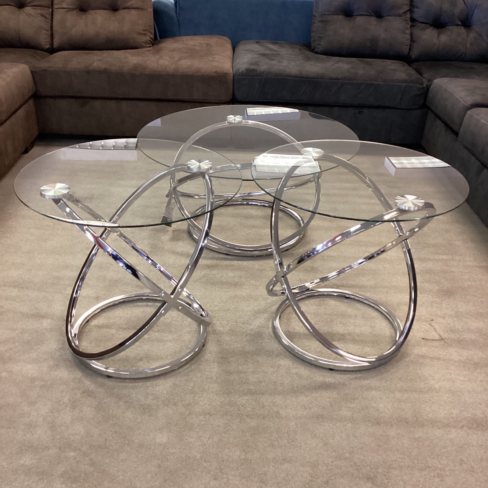 Hollynyx 3pc Coffee Table Set