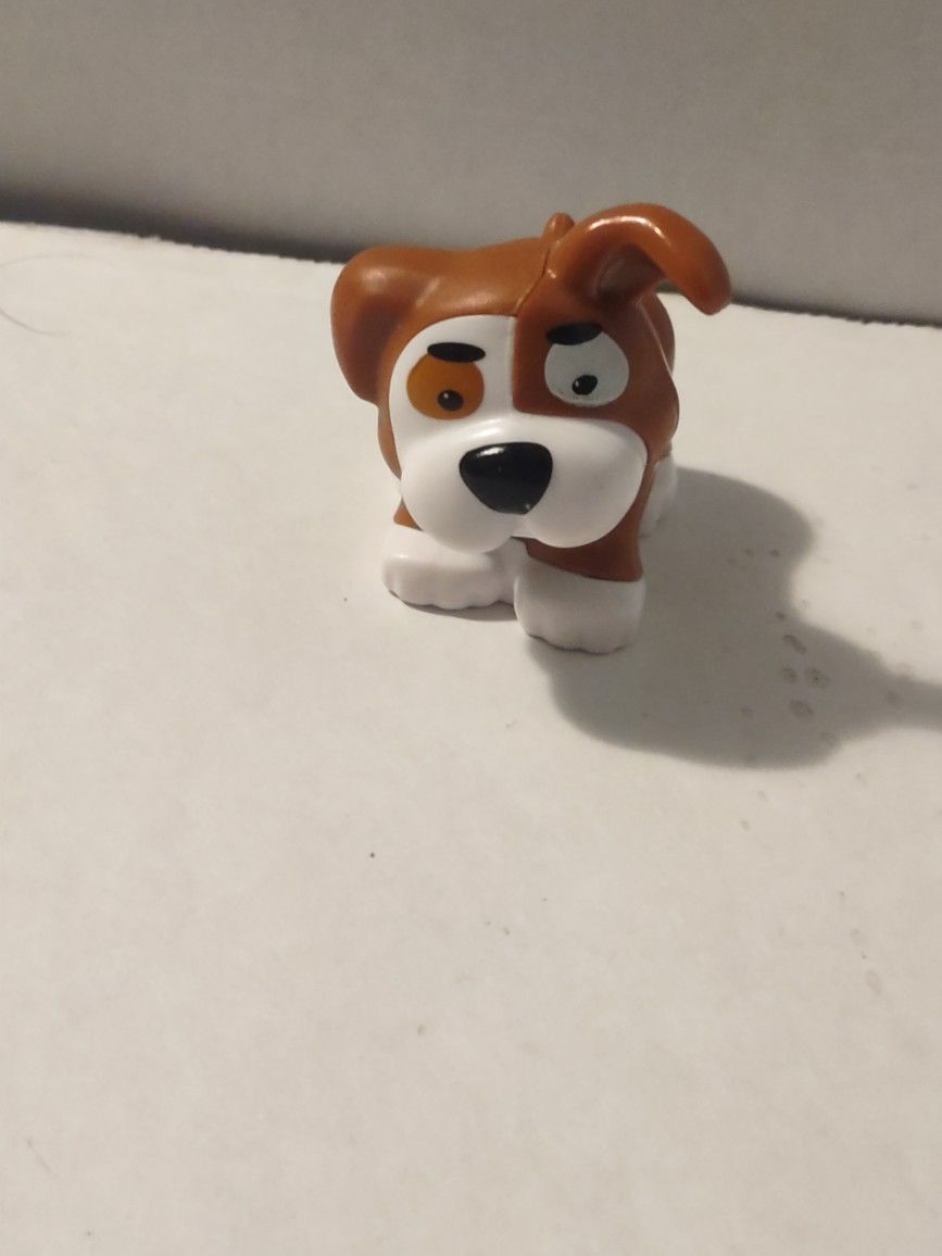 Fisher Price Little People Brown and White Dog