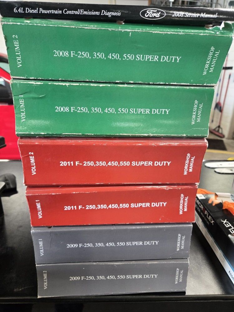 Ford OEM Service Manuals F250 350 450 550 Super Duty 6.7 5.4 5.0 6.2 2008 2009 2011