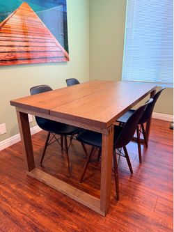 4 Black Dining Chairs