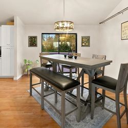 Dining room table and chairs
