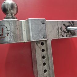 Weigh Safe 2-1/2 in. Receiver Adjustable Drop Hitch, 6 in. Drop with Hitch Lock Pin, 18,500 lb. Capacity