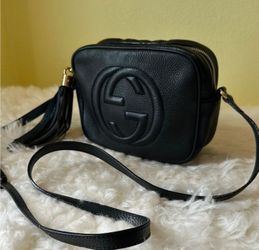 Gucci Soho Disco Black Leather Crossbody Bag