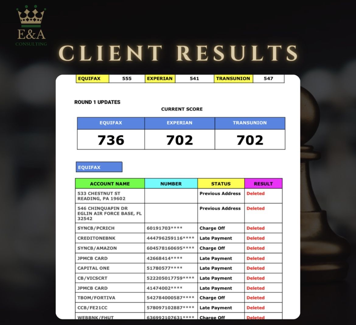 Delete Negative Credit ✅