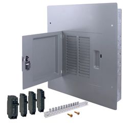 GE PowerMark Gold 125 Amp 14 Spaces 24 Circuit Indoor Convertible Main Lug Load Center New