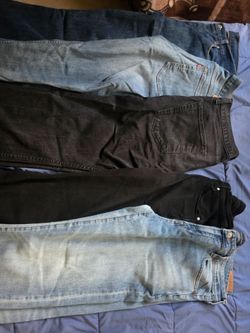 Lot of 5 Men's Jeans Mixed Colors