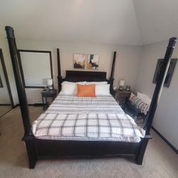 King Size Bed Set-mattress Not Included