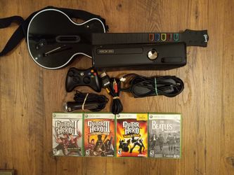 Xbox 360 Guitar Hero Rock Band Set 