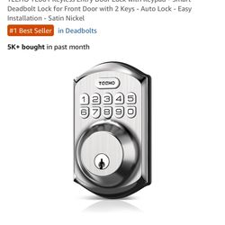 Keyless Entry Door Lock with Keypad