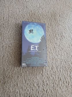 E.T. Vintage VHS Tape 1980's Shrink Wrap Sealed Video Tape